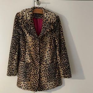 Guess Leopard Coat size Medium